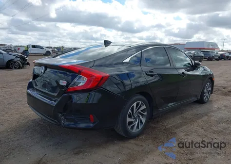 2018 Honda Civic Ex из США, поврежденный, VIN 2HGFC2F75JH596514